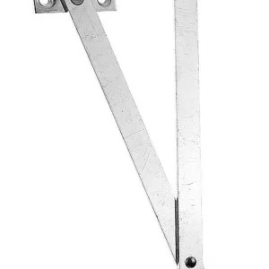 2110/12-180 BULK PER 10 RAAMSCHAREN, 180 MM, STAAL VERZINKT, SET VAN 2