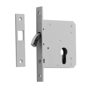 688-55 SCHUIFDEURSLOT, DM55MM, VOORPLAAT STAAL GELAKT 22X150MM RECHTHO