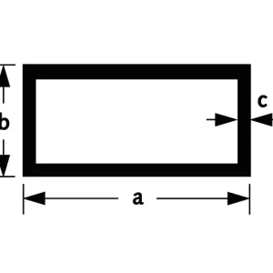 BUIS RH ALU BRUTE 40X20X2MM 5M