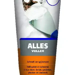 ALABASTINE ALLES VULLER WIT TUBE 330GR