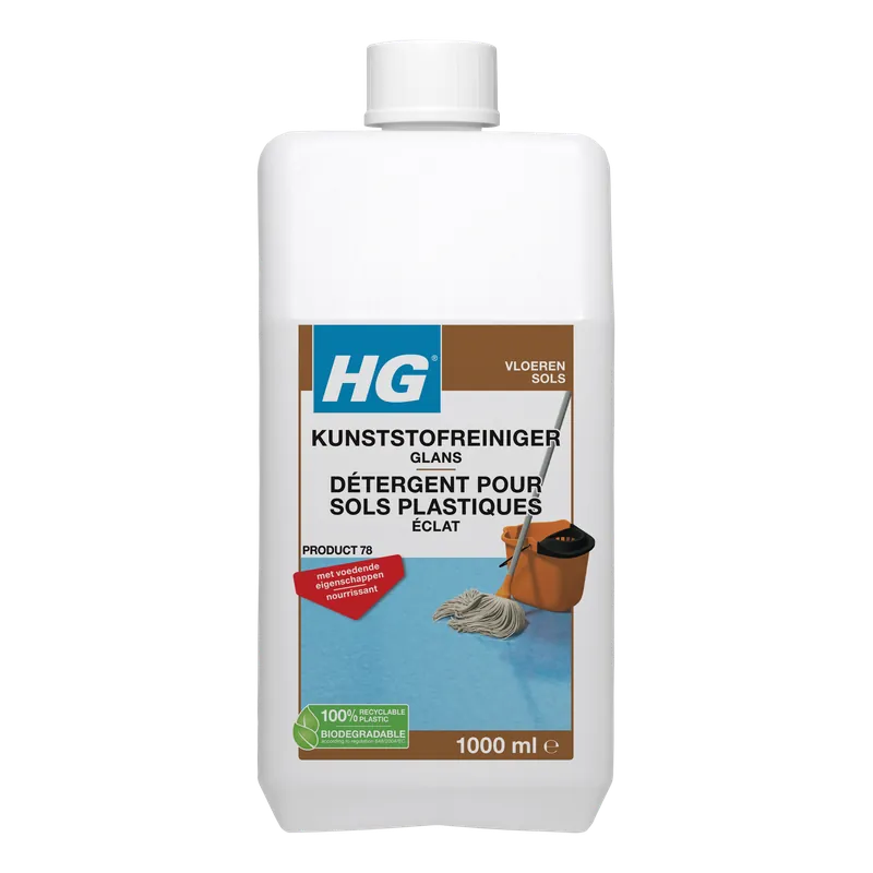 HG KUNSTSTOFREINIGER GLANS (PRODUCT 78) 1 L