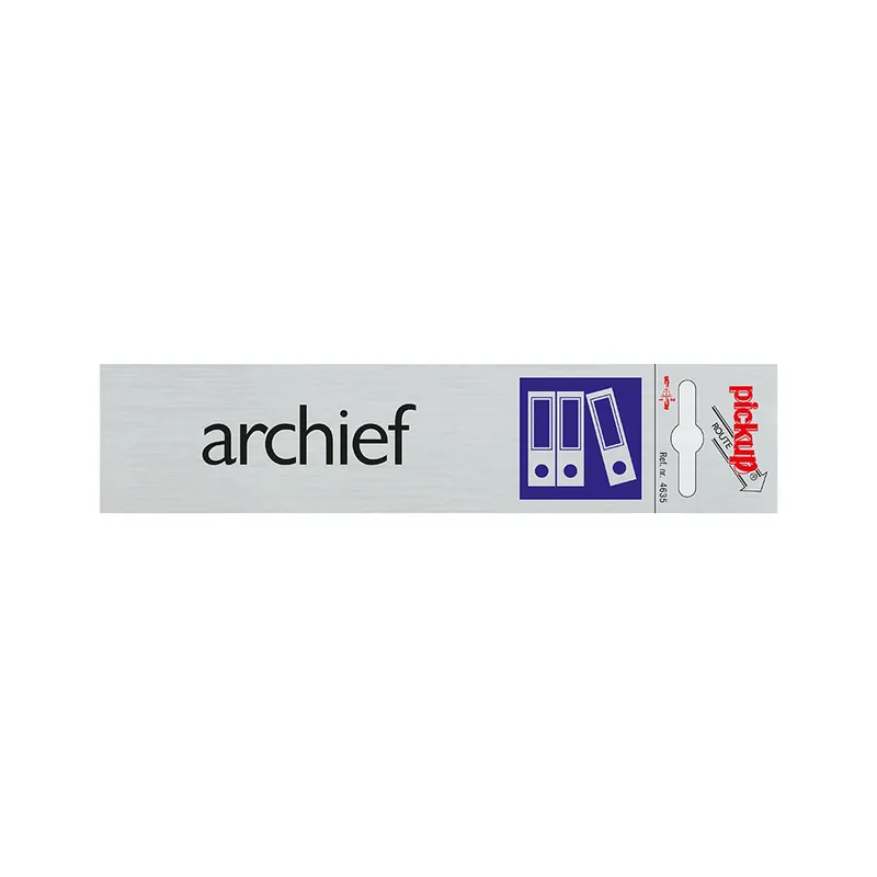 BORD ALULOOK ARCHIEF 165X44 MM ZELFKLEVEND