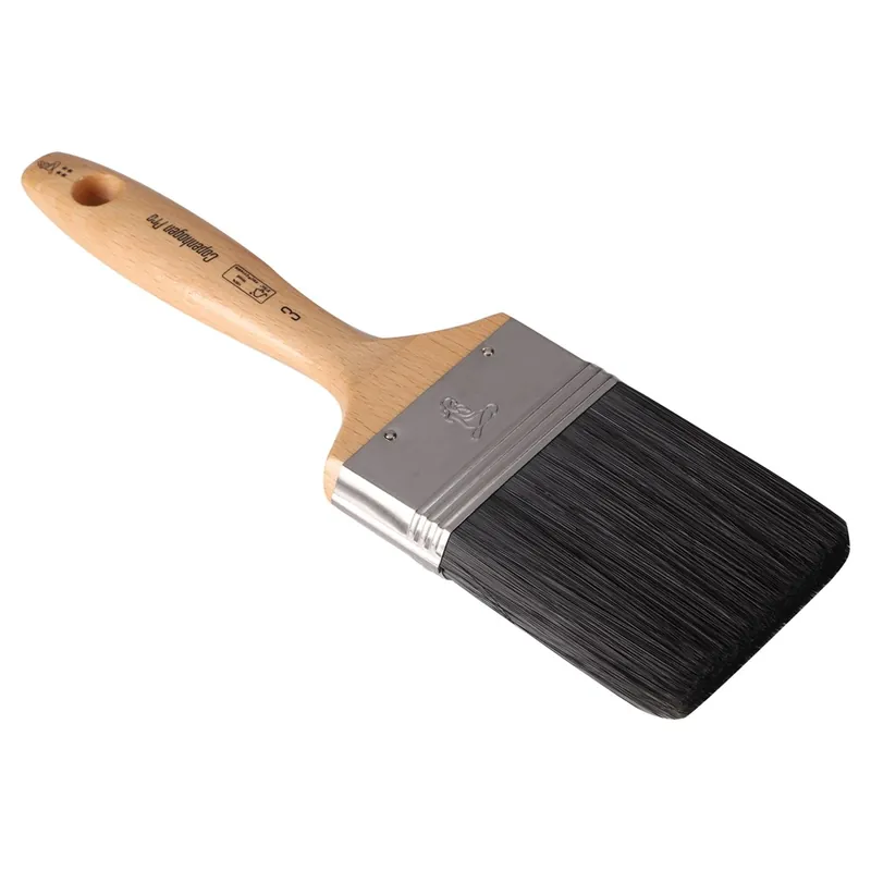 PLATTE KWAST ALKYD HOUT ZWART HAAR 3