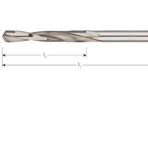 HSS-G SPIRAALBOOR, DIN 338, TYPE H (MESSING), ø9,5
