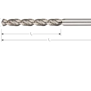 HSS-G SPIRAALBOOR, DIN 338, TYPE W (ALUMINIUM), ø4,1