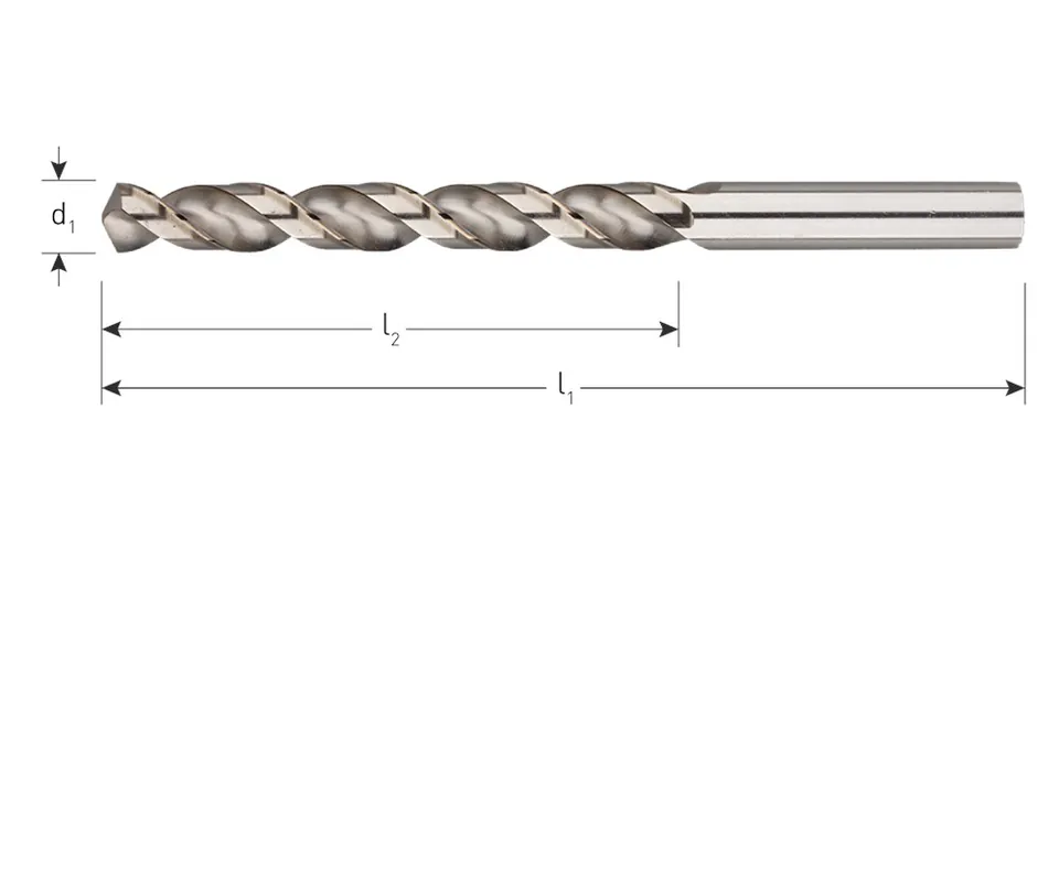 HSS-G SPIRAALBOOR, DIN 338, TYPE W (ALUMINIUM), ø4,1