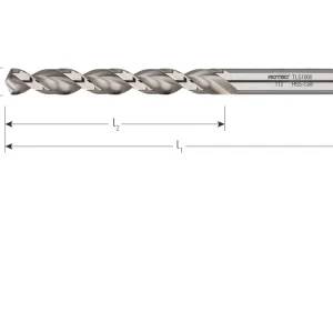 HSS-E SPIRAALBOOR, DIN 338, TYPE TLS1000, ø6,0