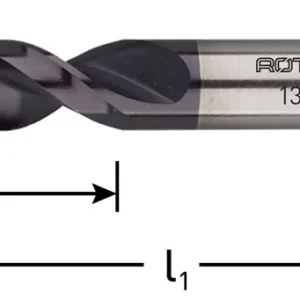 HSS-E PLAATWERKBOOR, DIN 1897, TYPE TLS1000, ø7,8