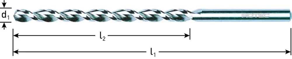 HSS-G SPIRAALBOOR, DIN 340, TYPE TLS500, ø11,5X128X195