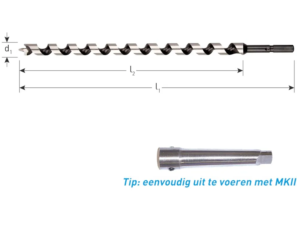 SLANGENBOOR GOLD-LINE, ø20X250/320 AZOBE