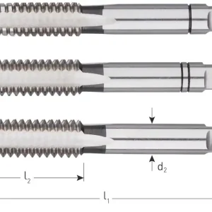 HSS HANDTAPPENSET, 3-DLG., DIN 352, BSW 7/32"-24