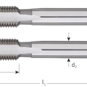 HSS HANDTAPPENSET, 2-DLG., DIN 2181, UNF 7/16"-20