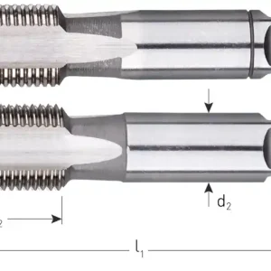 HSS HANDTAPPENSET, 2-DLG., DIN 5157, BSP (G) 1/8"-28