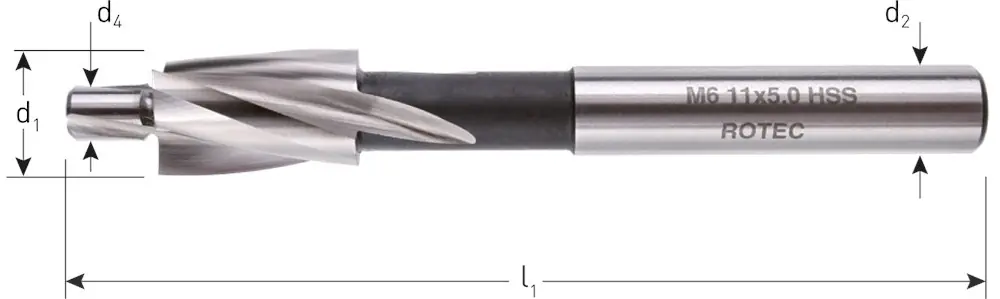 HSS-G KOPVERZINKFREES 180°, DIN 373, M6, V. KERNGATEN