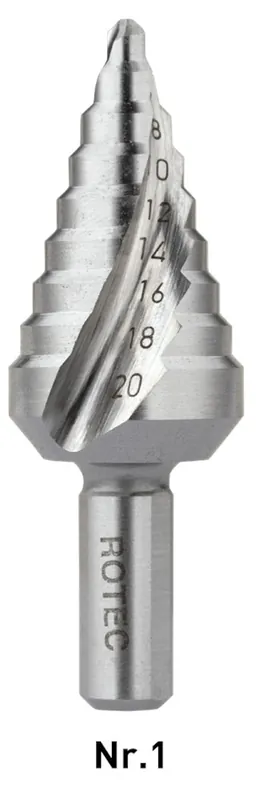 HSS TRAPPENBOOR (2MM) NR.1 / ø4-20
