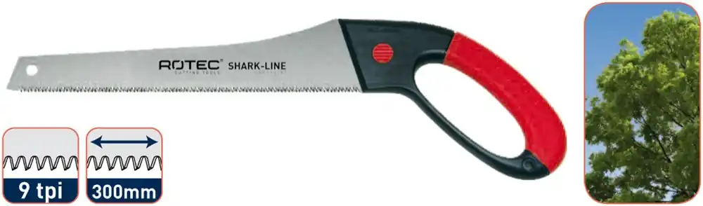SHARK-LINE HANDZAAG 'SL4', L=300, 9 TPI