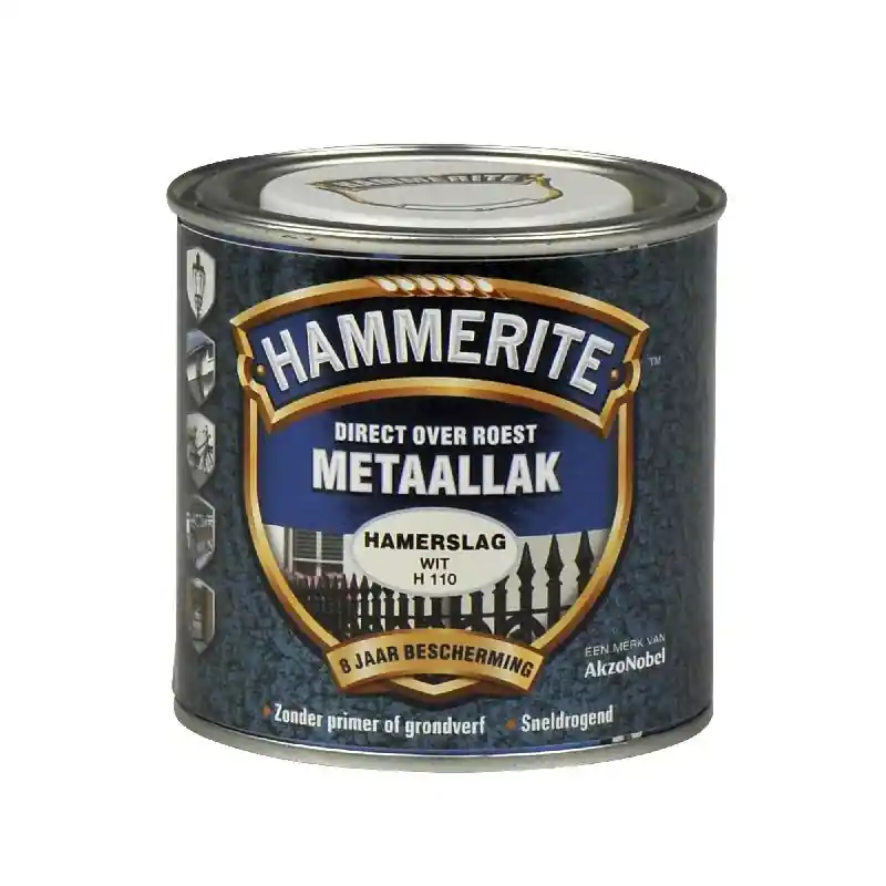 HAMMERITE HAMERSLAG WIT 250ML