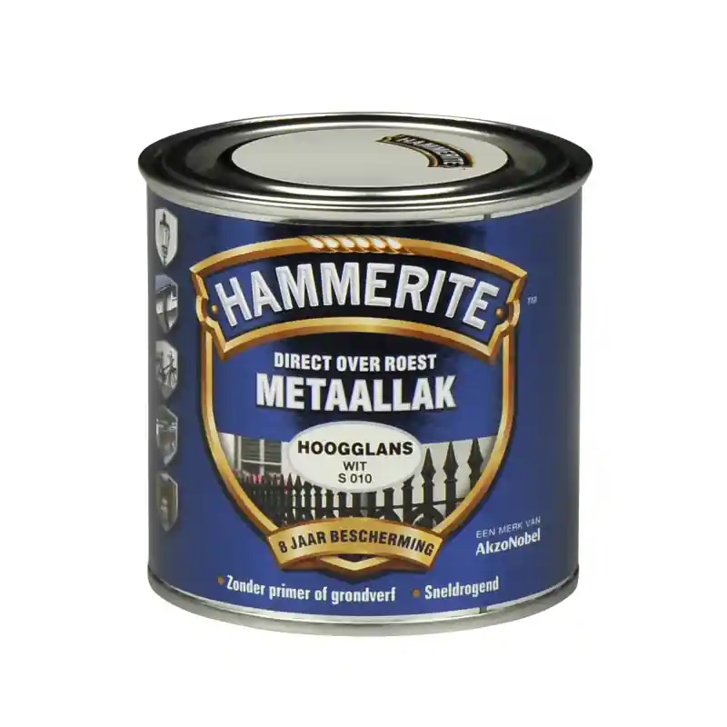 HAMMERITE HOOGGLANS WIT 250ML
