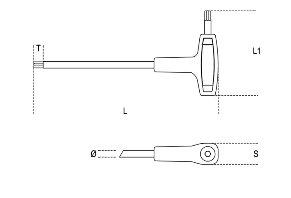 BETA 97TTX 27-HAAKSE STIFTSLEUTELS TORX®