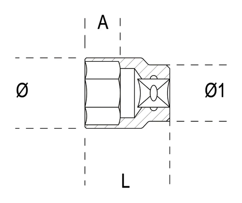 BETA 920A 21-DOPSLEUTELS ZESKANT