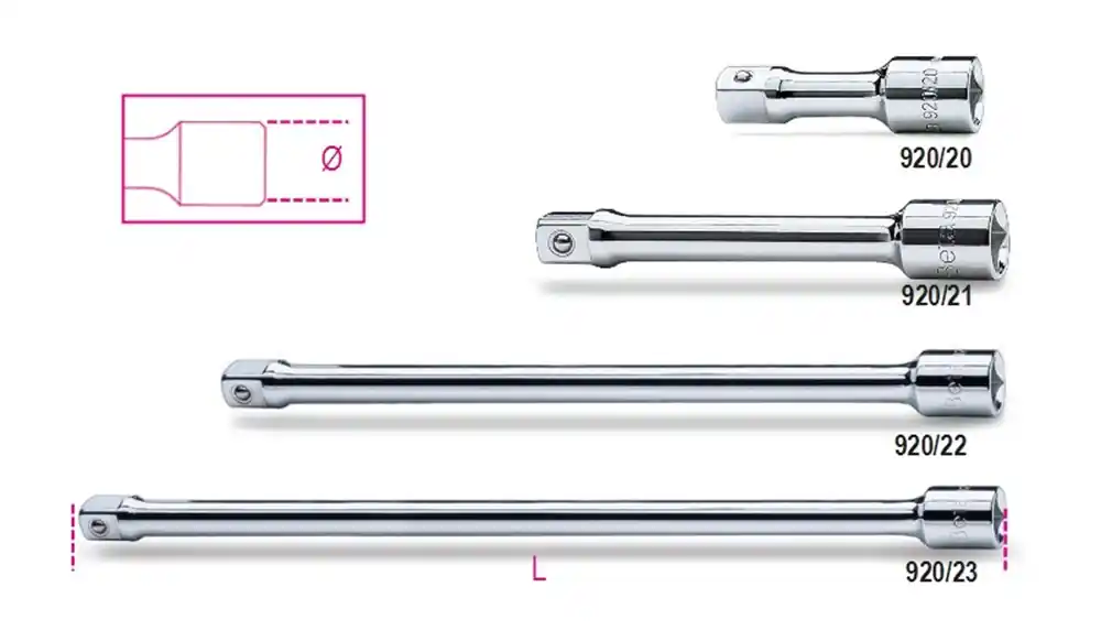 BETA 920/22-1/2" VERLENGSTUKKEN