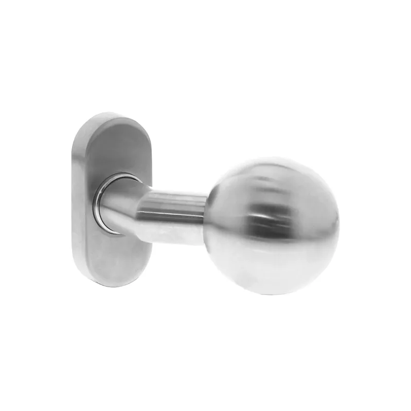 KNOP 077902 BOL/SCHUIN BRAND VERTRAGEND VAST OP ROZET OVAAL 65X30X10MM