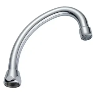 J-UITLOOP MET CASCADE® SLC VERCHROOMD 3/4" 150MM
