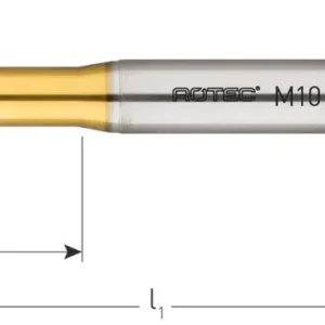 HSS-E PM ROLTAP, DIN 371, TIN-GECOAT, M8