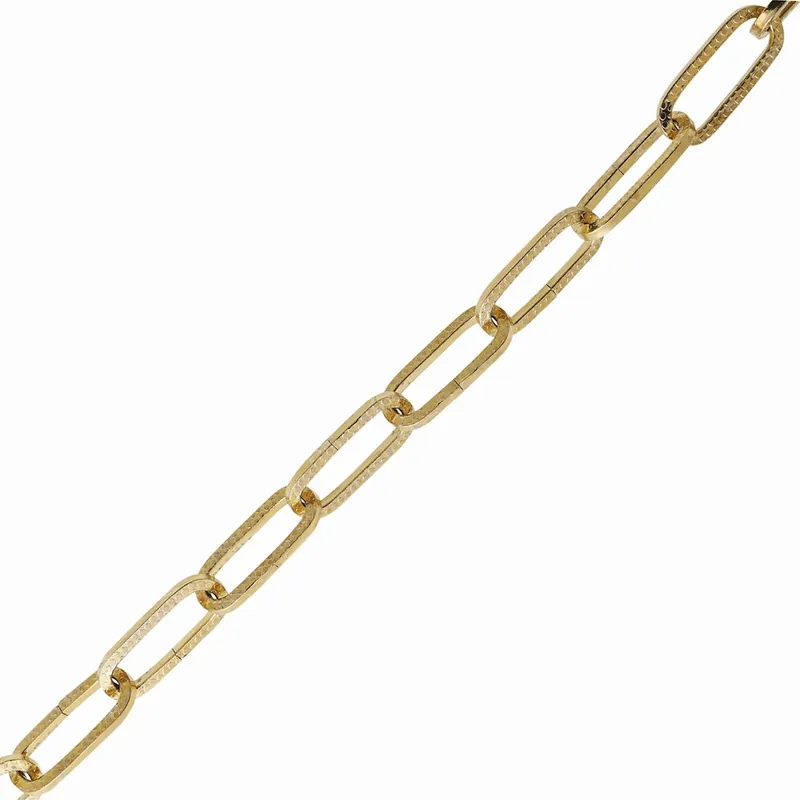 SIERKETTING VERMESSINGD 29 X 3 MM PRIJS PER METER
