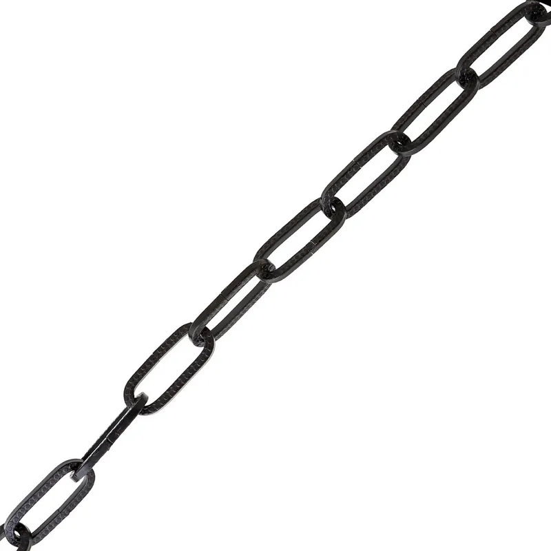 SIERKETTING ZWART GELAKT 29X3 MM PRIJS PER METER