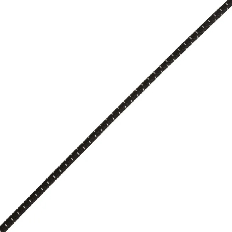 ELASTIEK ZWART/WIT 8 MM PRIJS PER METER