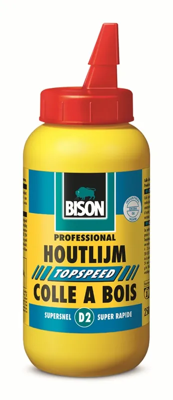 BISON HOUTLIJM TOPSPEED FLACON 250 G NL/FR