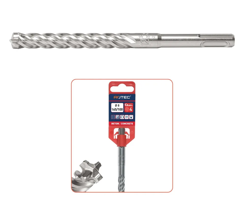 HAMERBOOR SDS+ QUATTRO-X ø16,0X160/210