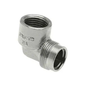 BONFIX CHROOM AANSLUITSTUK HAAKS MODEL 1/2" BINNENDRAAD