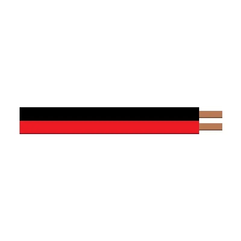 1 METER LUIDSPREKER 2X0,50 ROOD/ZWART