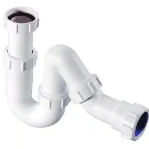 MCALPINE S-SIFON, MET INLAAT, PP, WIT, 1¼" X 32 MM