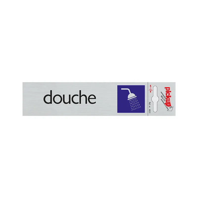 BORD ALULOOK DOUCHE 165X44 MM ZELFKLEVEND