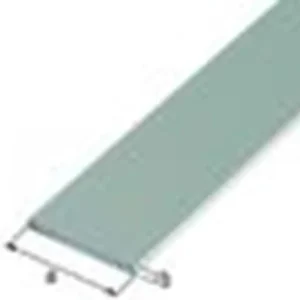 ALUMINIUM PLATTE STANG ZILVER 25 X 2  1 METER