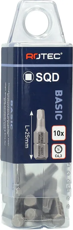 SCHROEFBIT BASIC, C6.3, SQD 3X25