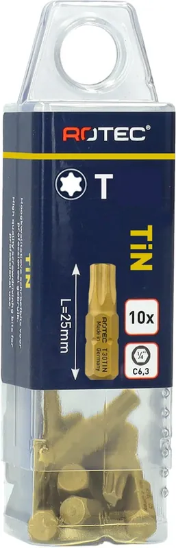 SCHROEFBIT TIN, C6.3, T 30X25