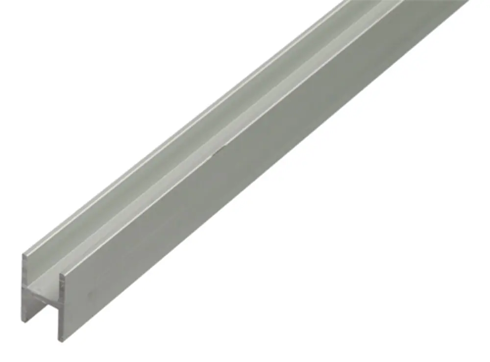 H PROFIEL ALUMINIUM ZILVER 19X30X1,5 1 METER