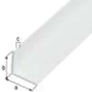 HOEKPROFIEL,PVC,WIT,25X25X1,8/2M