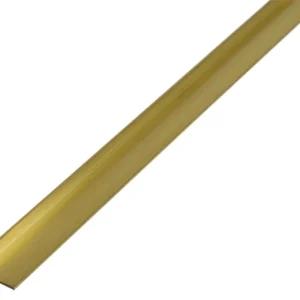 HOEKPROFIEL MESSING,20X10X1,5  1METER