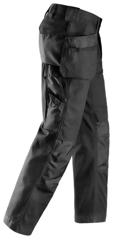 SNICKERS WERKBROEK CANVAS HOLSTERPOCKETS, ZWART - ZWART (0404), 048