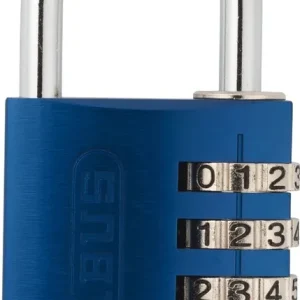 145/40 BLAUW LOCK-TAG - HANGSLOT CIJFERCODE