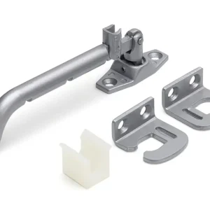 KSH 86L SET / VERSTELBARE KIERSTANDHDR MET KLEP +2 HAKEN WIT