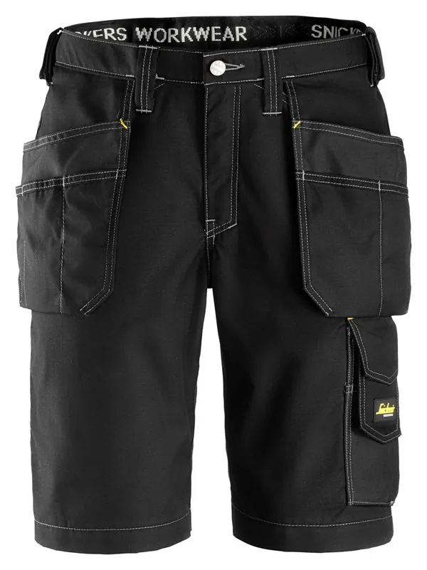 HOLSTER POCKET SHORTS, RIP-STOP, ZWART - ZWART (0404), 044