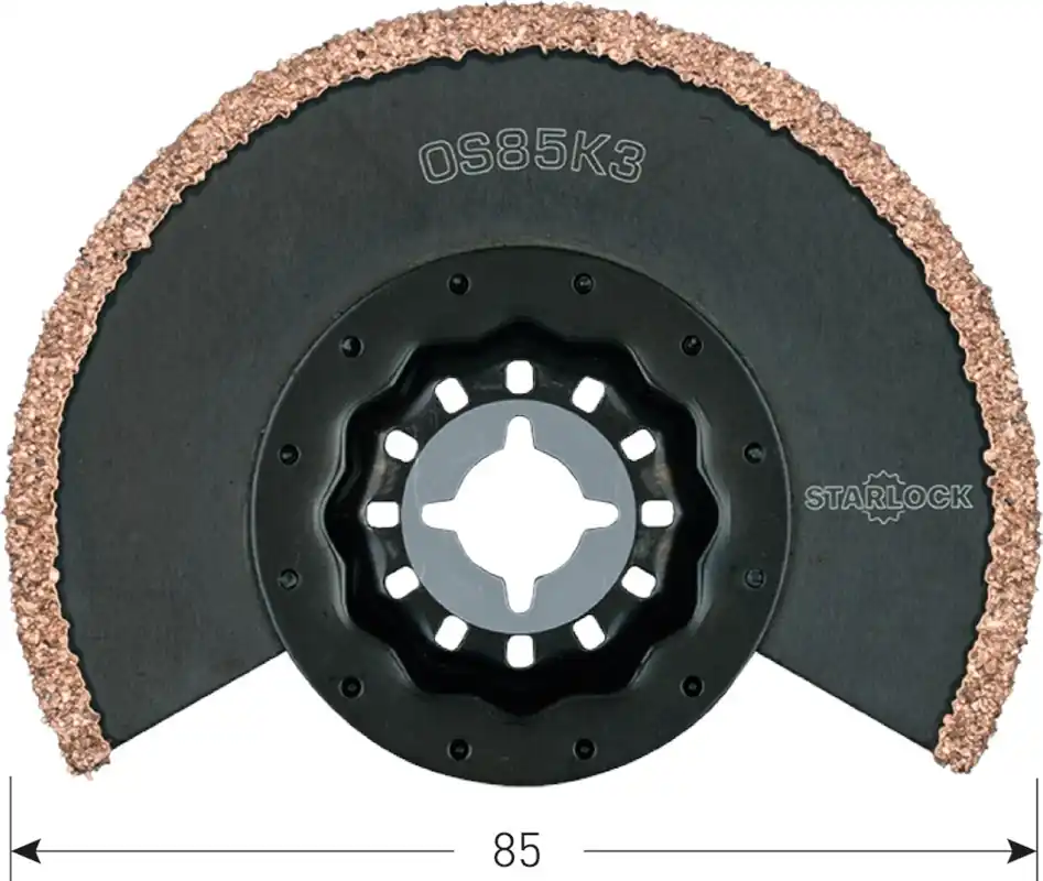 OS 85K3 STARLOCK SEGMENTZAAGBLAD HM-RIFF ø85