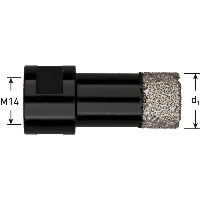 DIAMANTBOORKROON M14-OPNAME, ø12X35