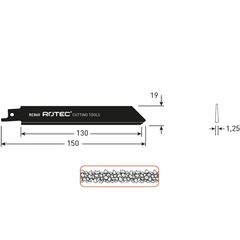 RECIPROZAAGBLAD RC860